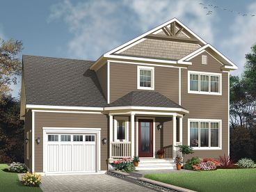 Two-Story House Plan, 027H-0438