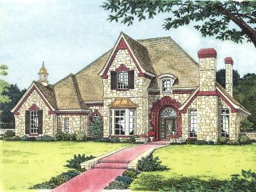 Two-Story House Plan, 002H-0071
