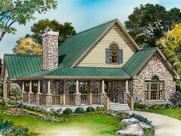 Country House Plan, 008H-0041