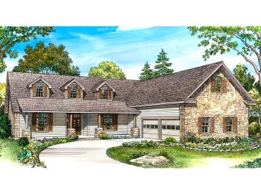 One-Story House Plan, 008H-0037