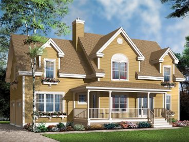 Country Home Plan, 027H-0165