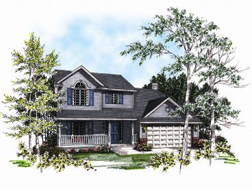 2-Story Home Plan, 020H-0011