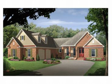 One-Story House Plan, 001H-0108