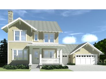 Craftsman House Plan, 052H-0134
