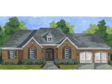 One-Story Home Plan, 046H-0098