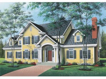 Two-Story Home Design, 027H-0029