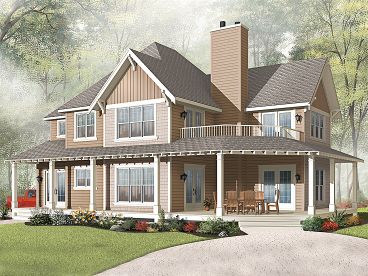 Two-Story House Plan, 027H-0310