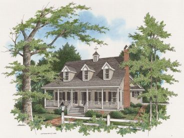 Country Home Design, 030H-0037