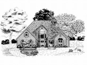 2-Story House Design, 019H-0140