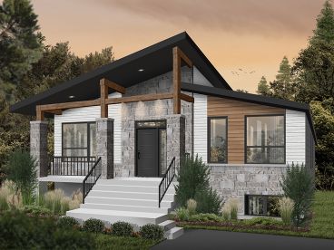 Rustic House Plan, 027H-0523