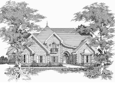 Luxury House Plan, 061H-0190