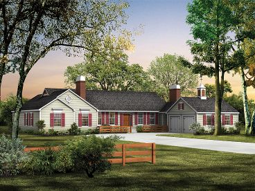 Country Home Plan, 057H-0006