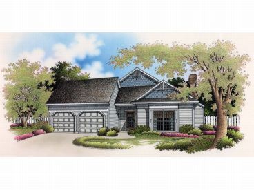 One-Story Home Plan, 021H-0074