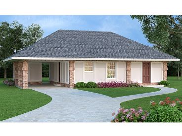 One-Story Home Plan, 021H-0240