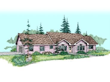Traditional Home Plan, 013H-0054