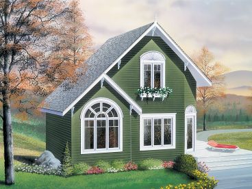 Cottage Home Plan, 027H-0363