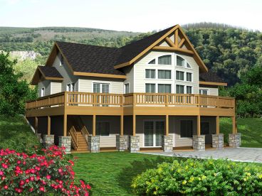 Mountain House Plan, 012H-0201