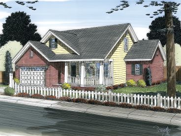 2-Story Home Plan, 059H-0140