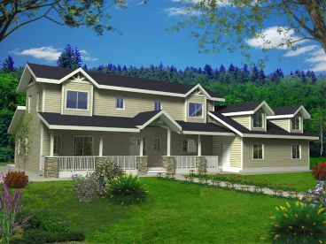 Country House Plan, 012H-0196