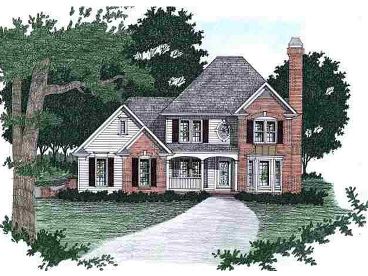 2-Story Home Plan, 045H-0015