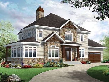 Two-Story Home Plan, 027H-0448