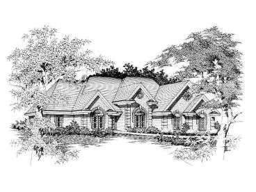Two-Story House Plan, 061H-0101