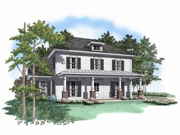 Two-Story Home Design, 019H-0058