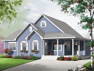 One-Story Home Plan, 027H-0312