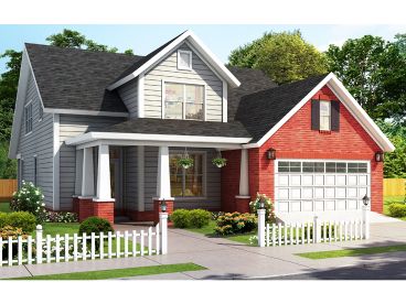 Craftsman House Plan, 059H-0225