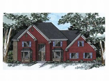 Two-Story Home Design, 023H-0048