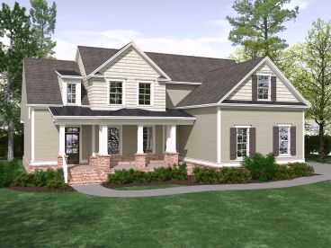 Two-Story House Plan, 080H-0011