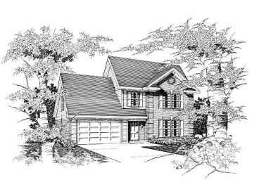 Two-Story Home Plan, 061H-0042