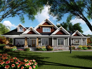 Craftsman House Plan, 020H-0440