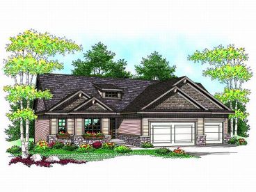 One-Story Home Plan, 020H-0160