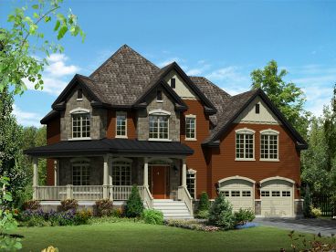 Two-Story Home Plan, 072H-0156