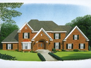 Traditional House Plan, 054H-0015