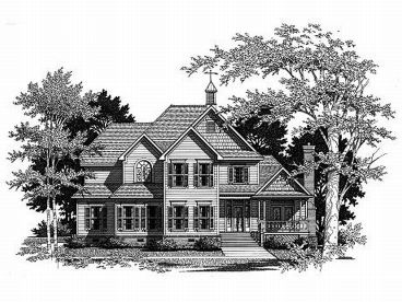 2-Story House Plan, 030H-0074