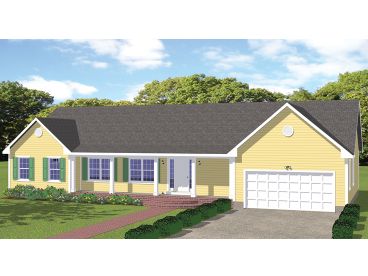 One-Story House Plan, 078H-0008