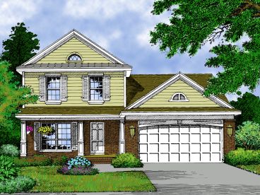 Two-Story Home Plan, 043H-0034