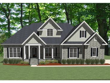 Traditional House Plan, 067H-0009