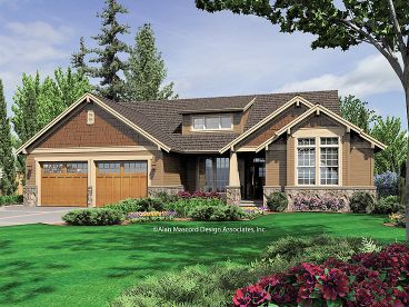 1-Story Craftsman Home, 034H-0007