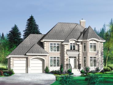 Two-Story House Plan, 072H-0127