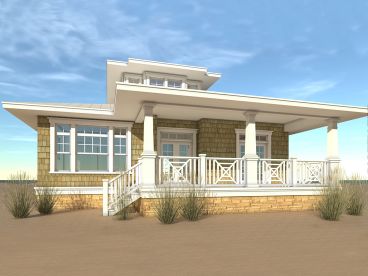 Beach House Plan, 052H-0039