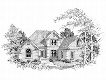 Traditional House Design, 007H-0081
