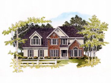 Two-Story House Plan, 019H-0115