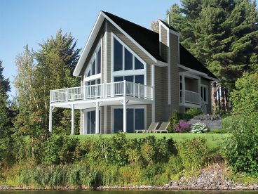 Waterfront Home Design, Left, 072H-0206