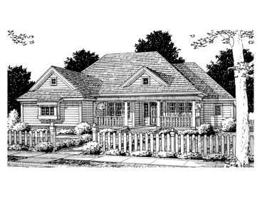 One-Story Home Plan, 059H-0051