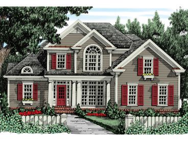 Two-Story House Plan, 086H-0029