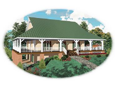 Country House Design, 006H-0056