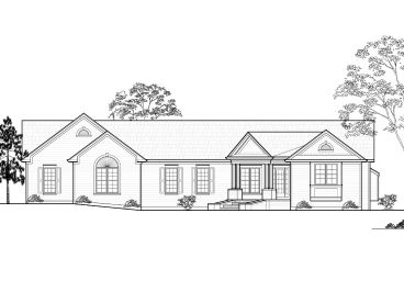 One-Story House Plan, 055H-0004